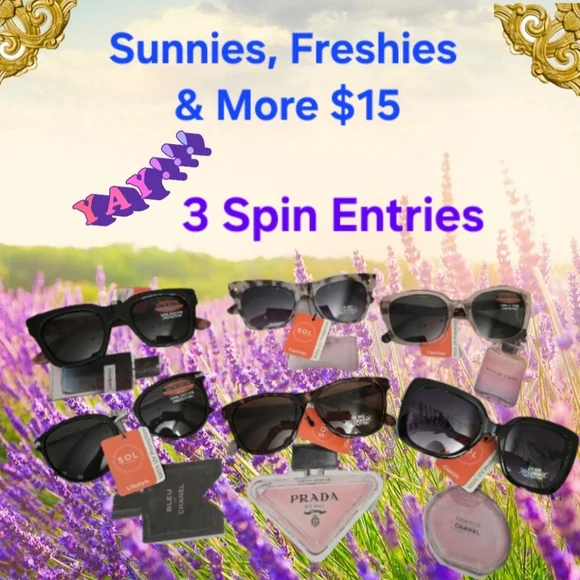 Sunnies, FRESHIES, & SCARVES Bundles - Picture 1 of 5